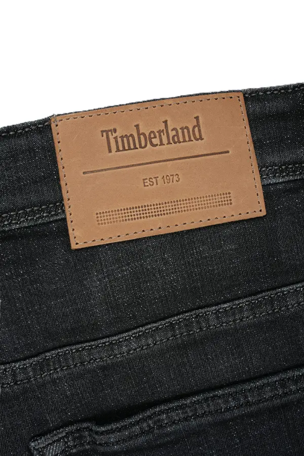 Jean Timberland Gris Noir 100% Coton Coupe Normal Ref-TB6G551