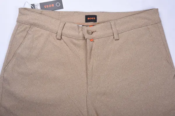 Pantalon BOSS  Slim FIT en coton, cachemire Light stretch Ref-BCX6001 ( Beige )