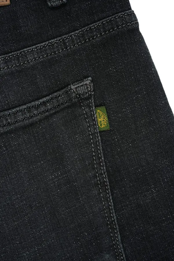 Jean Timberland Gris Noir 100% Coton Coupe Normal Ref-TB6G551