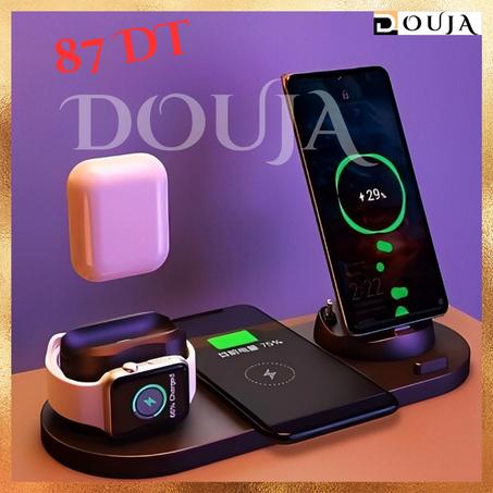 6 In 1 Magnetic Multi function Wireless Charger - 25W