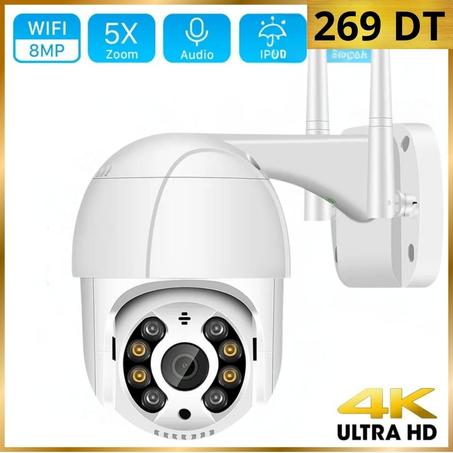 كاميرا مراقبة خارجية IA Wifi HD 4K 8MP