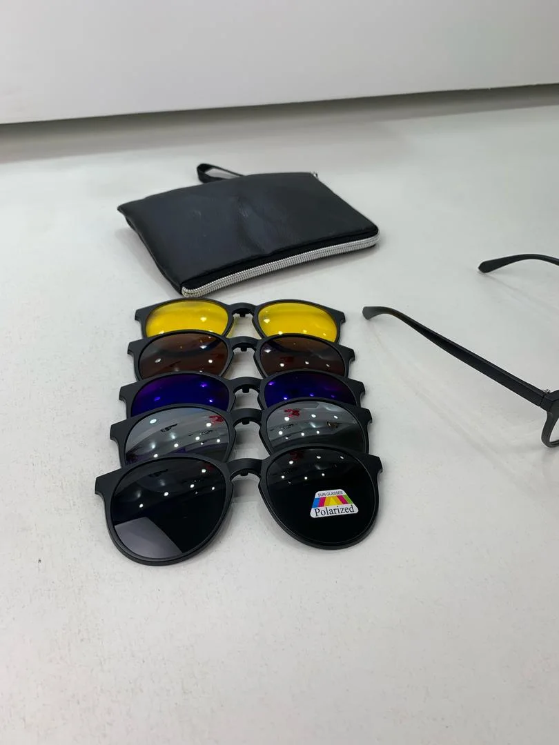 Lunette 6 En 1 2231A Optique / Soleil / Nuit - نظارات شمسية مغناطيسية