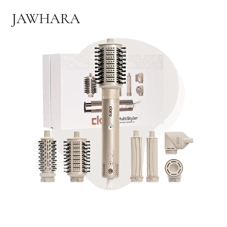 جهاز تصفيف متعدد الاستخدامات لكل أنواع الشعر من كلارا , 6 قطع