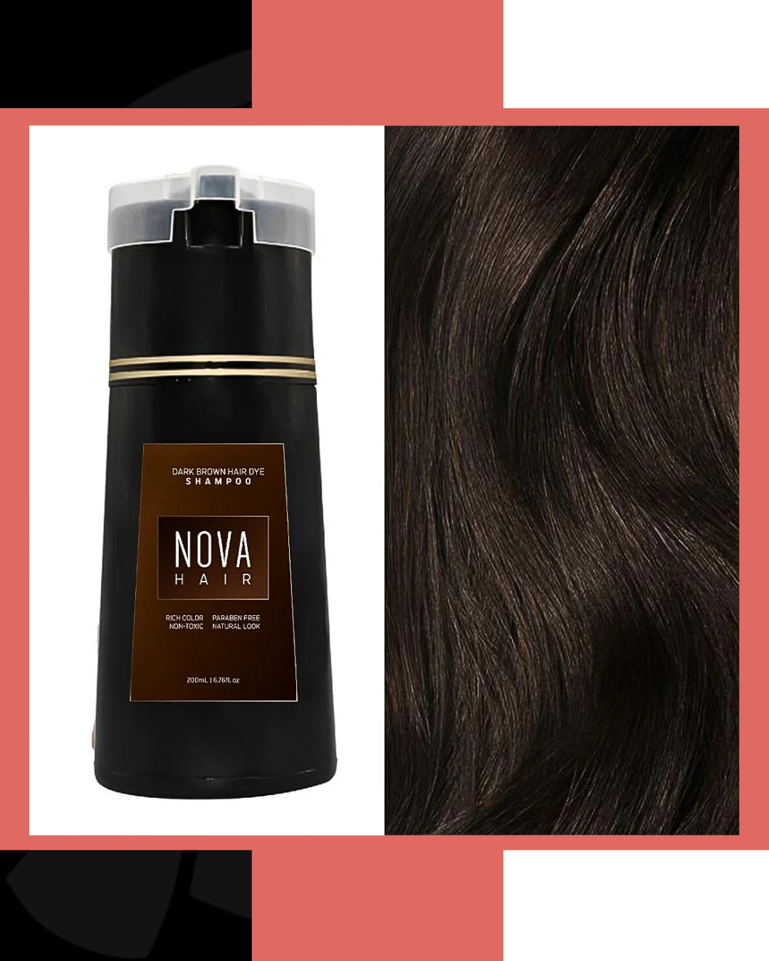 NovaHair Instant Dye Shampoo
