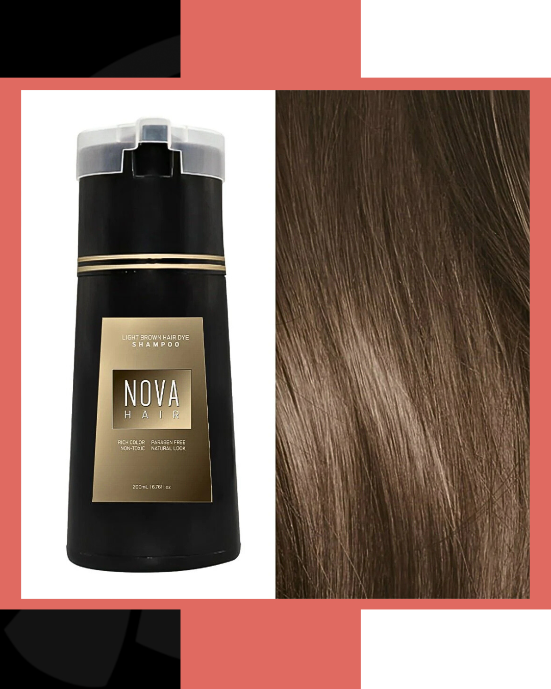 NovaHair Instant Dye Shampoo