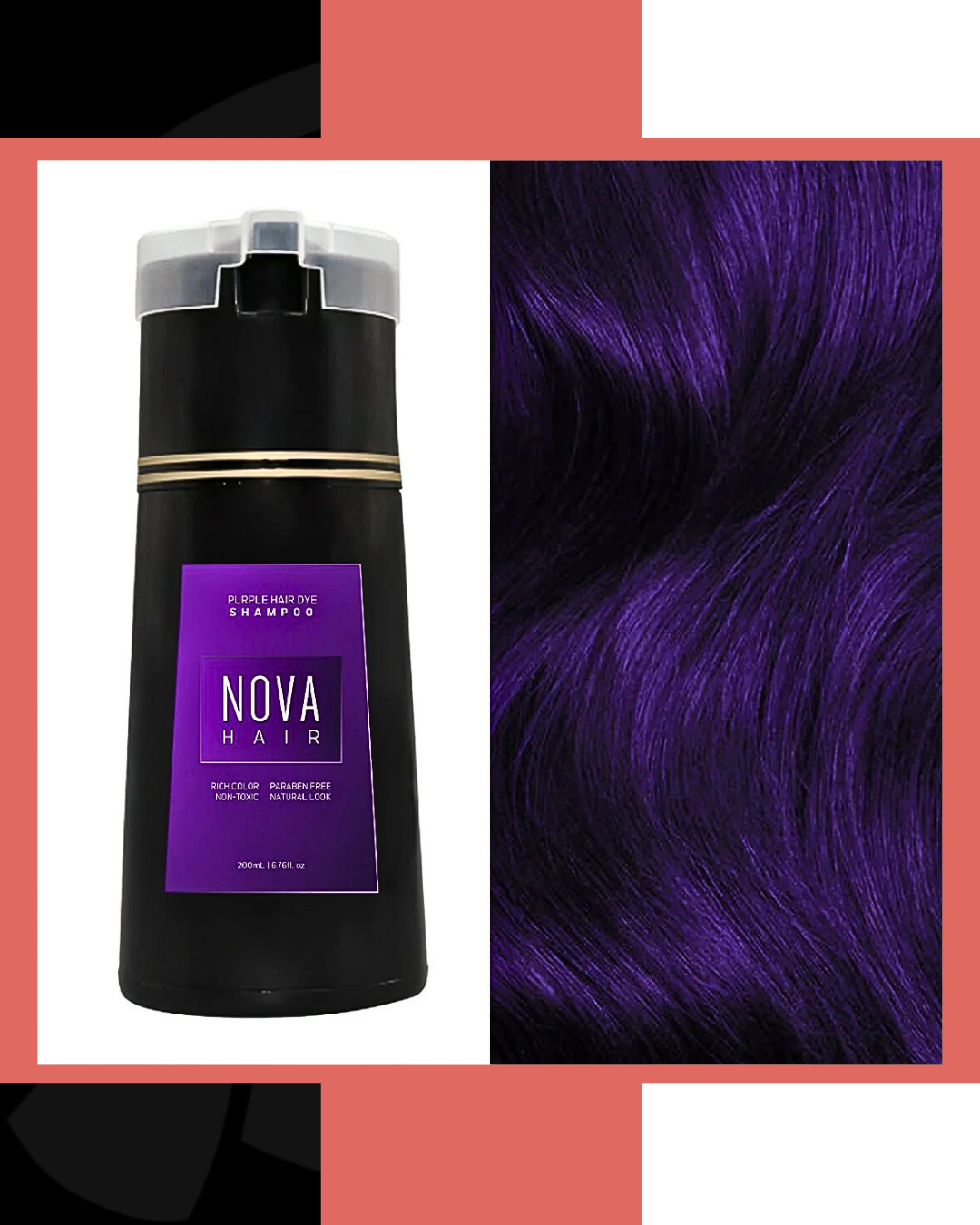 NovaHair Instant Dye Shampoo