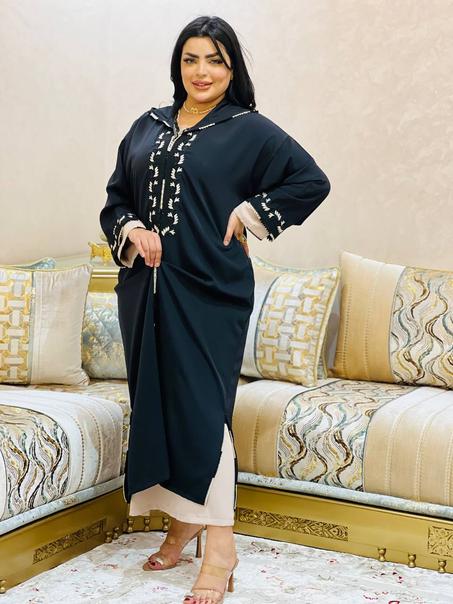 جلابه بالقفطان  بألوان ربيعية جميلة وانيقة جودة عالية