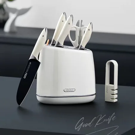 مجموعة أدوات المطبخ المصنوعة من الفولاذ المقاوم للصدأ 7 قطع من البولي بروبيلين