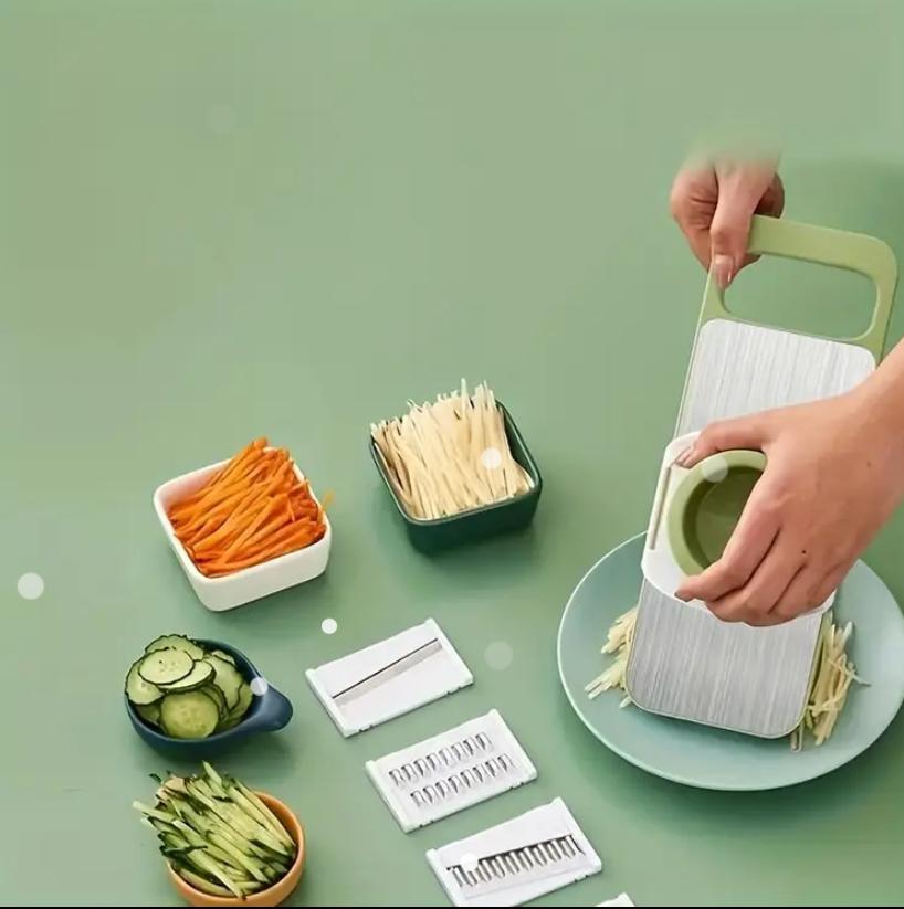 🥕 طقم تقطيع الخضر المتعدد الوظائف من إينوكس