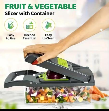 🥗 هاشور الطعام المتعدد الوظائف 14 في 1 – سهولة وسرعة في كل وجبة!