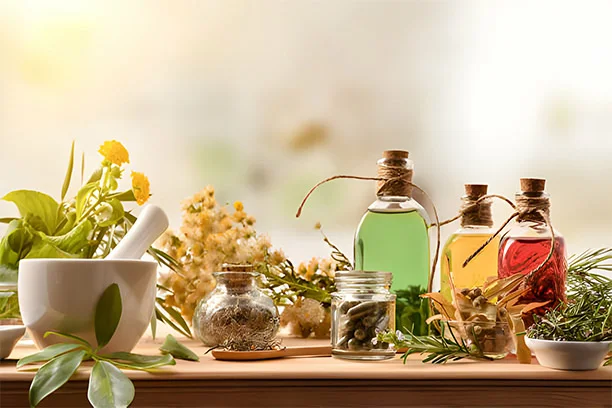 الخلطات العلاجية والمكملات الغذائية