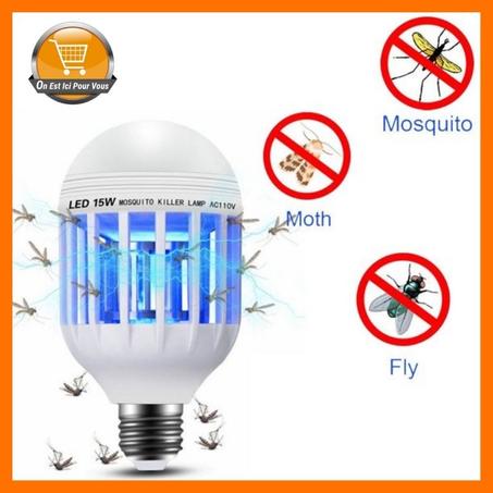 Lampe LED Anti Moustiques 2 en 1