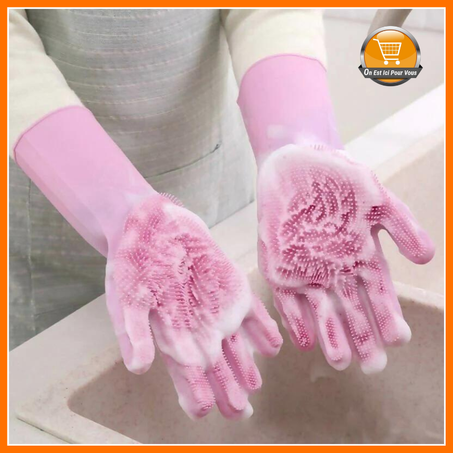 Gants de nettoyage vaisselle
