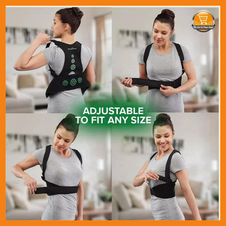 Correcteur de Posture Réglable avec Support de Ceinture pour Homme et Femme