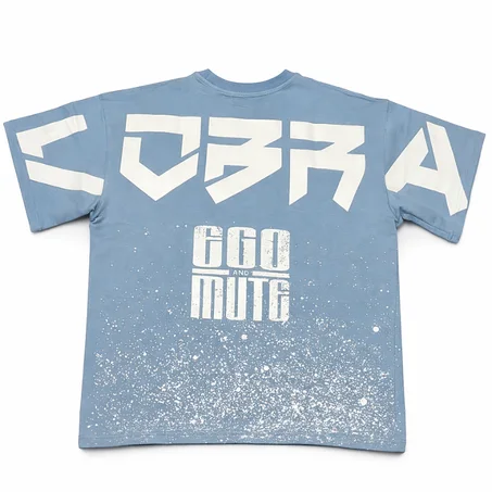 T-SHIRT OVERSIZED SKY BLEU