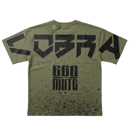 T-SHIRT OVERSIZED DARK OLIVE GREEN