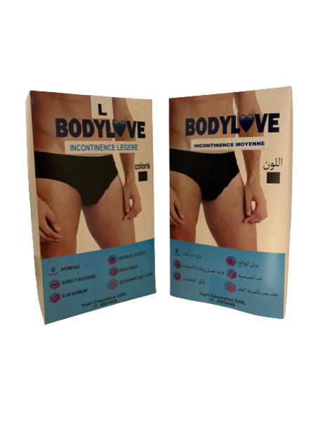 Pack 4 : ( 2 culottes lavables hommes flux léger et  moyen  )