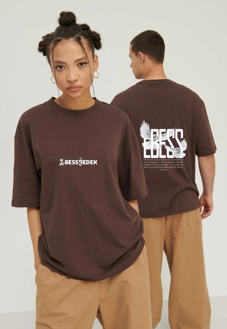 The brown Lbess9edek t-shirt