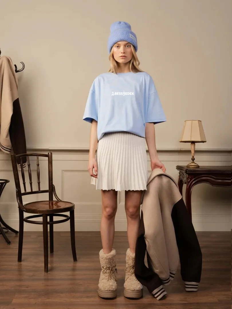 The blue Lbess9edek t-shirt
