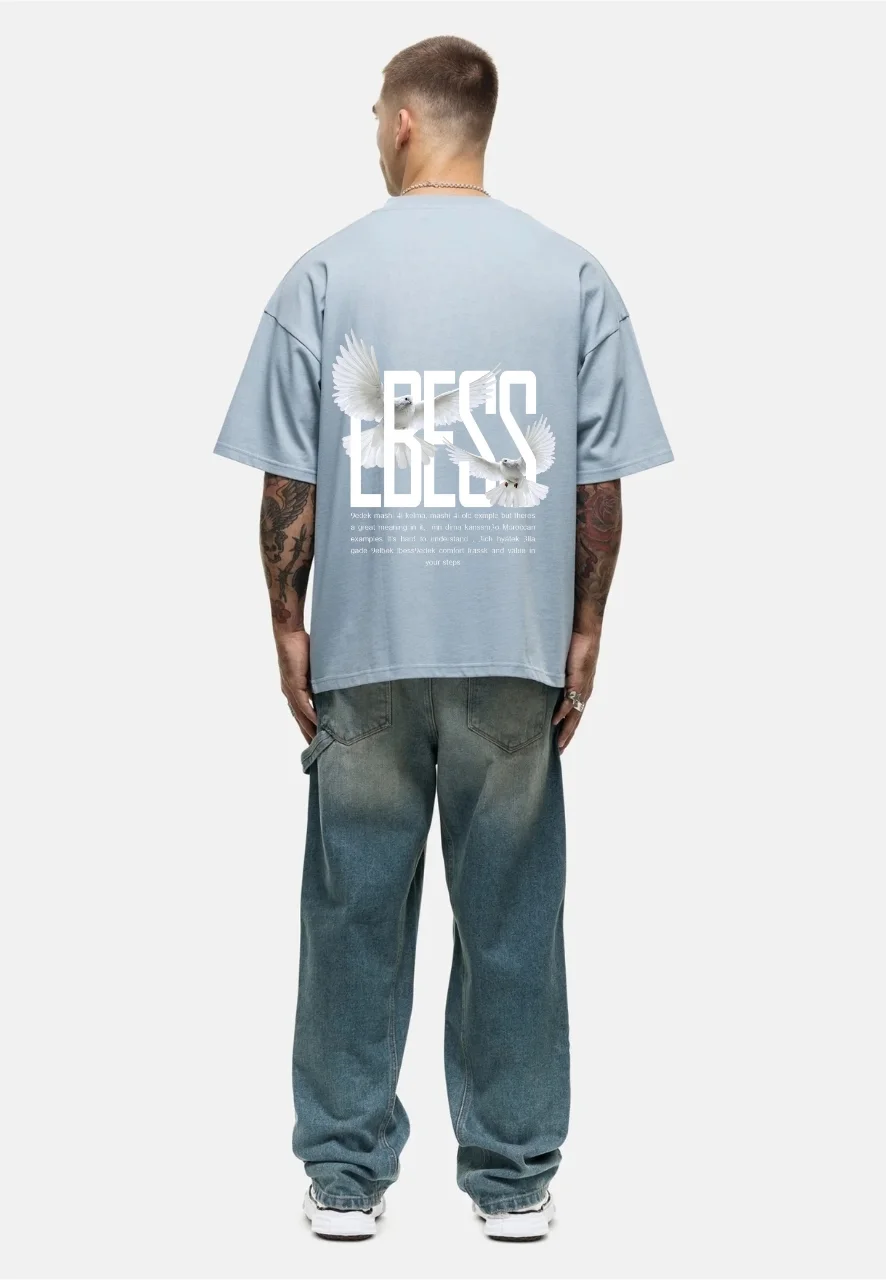 The blue Lbess9edek t-shirt