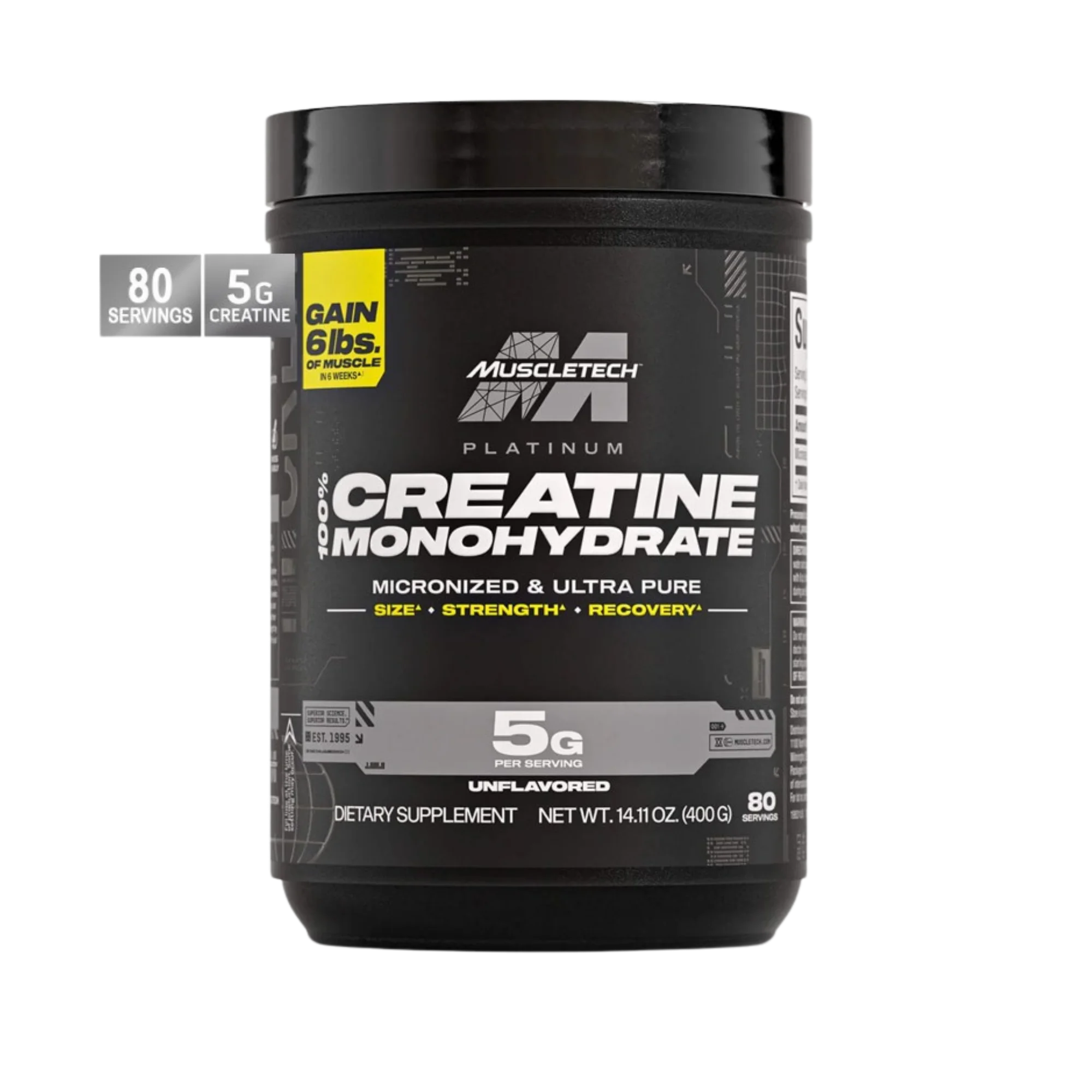 Creatine – Platinum – Muscletech 400g