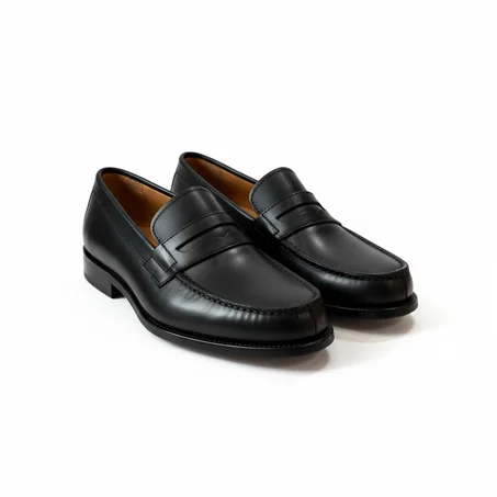 Mocassin Cuir NOIRE