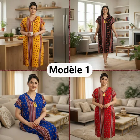 جبة منزلية خفيفة وأنيقة ( Model 01 )