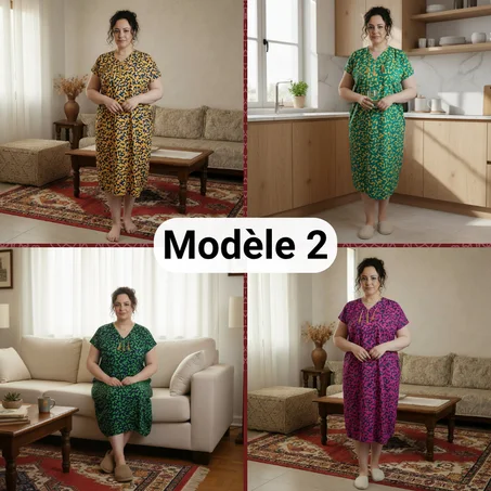 جبة منزلية خفيفة وأنيقة ( Model 02 )