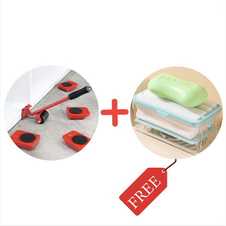 PACK Kit Deplacement Meubles + Boite Savon Multiusage - مجموعة أدوات استبدال الأثاث + صندوق صابون متعدد الاستخدام