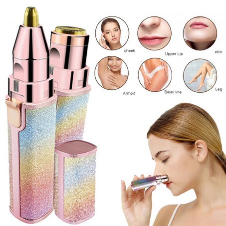 Un appareil pour tailler précisément les sourcils et épiler les poils du visage