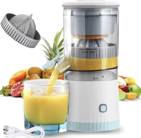 عصّارة حمضيات كهربائية محمولة تشحن بـ USB – صحتك بين يديك