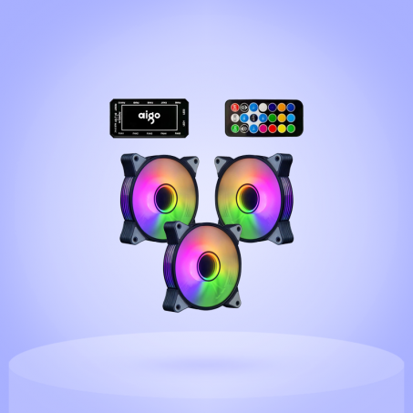 Pack 3 Fan Aigo + Control