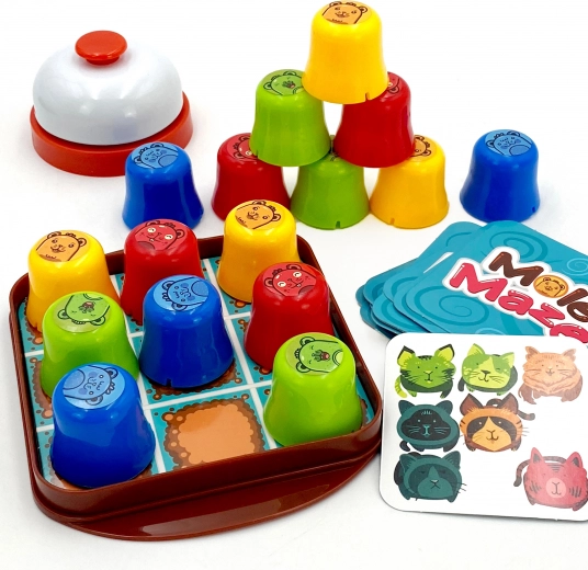 Jeu logique Mole Maze 2-en-1 - Mots croisés et Bac à sable