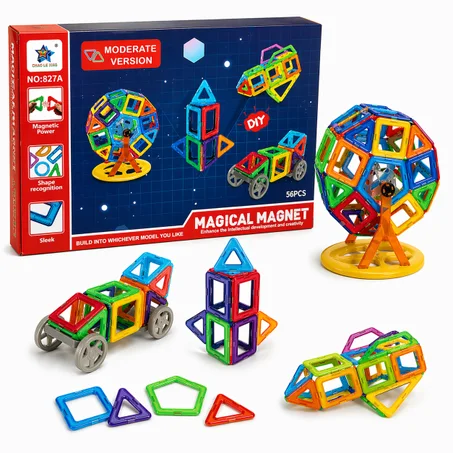 لعبة البناء المغناطيسية التعليمية للأطفال