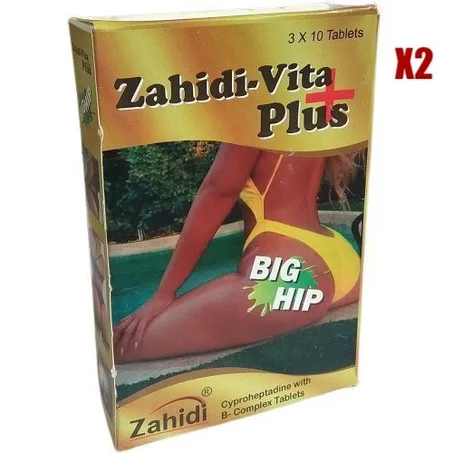 Zahidi 2 Packs Zahidi Vita-Plus Captivating Big Buttock 30 Tablets