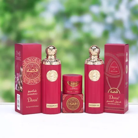 منتجات من علامة "Donse" للعناية بالشعر والجسم
