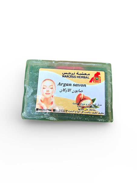Argan soap استعادة شباب بشرتك مع صابون الأركان من "معشبة نرجس"
