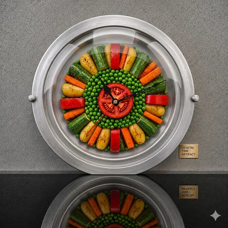 Une horloge murale en forme de Tagin. 0 article en stock .