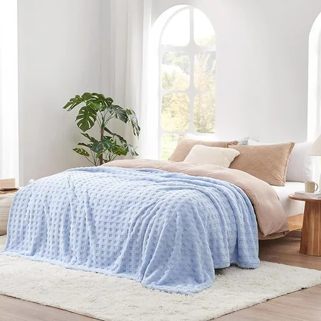 Cozy Bliss Ultra Soft Waffle Blanket