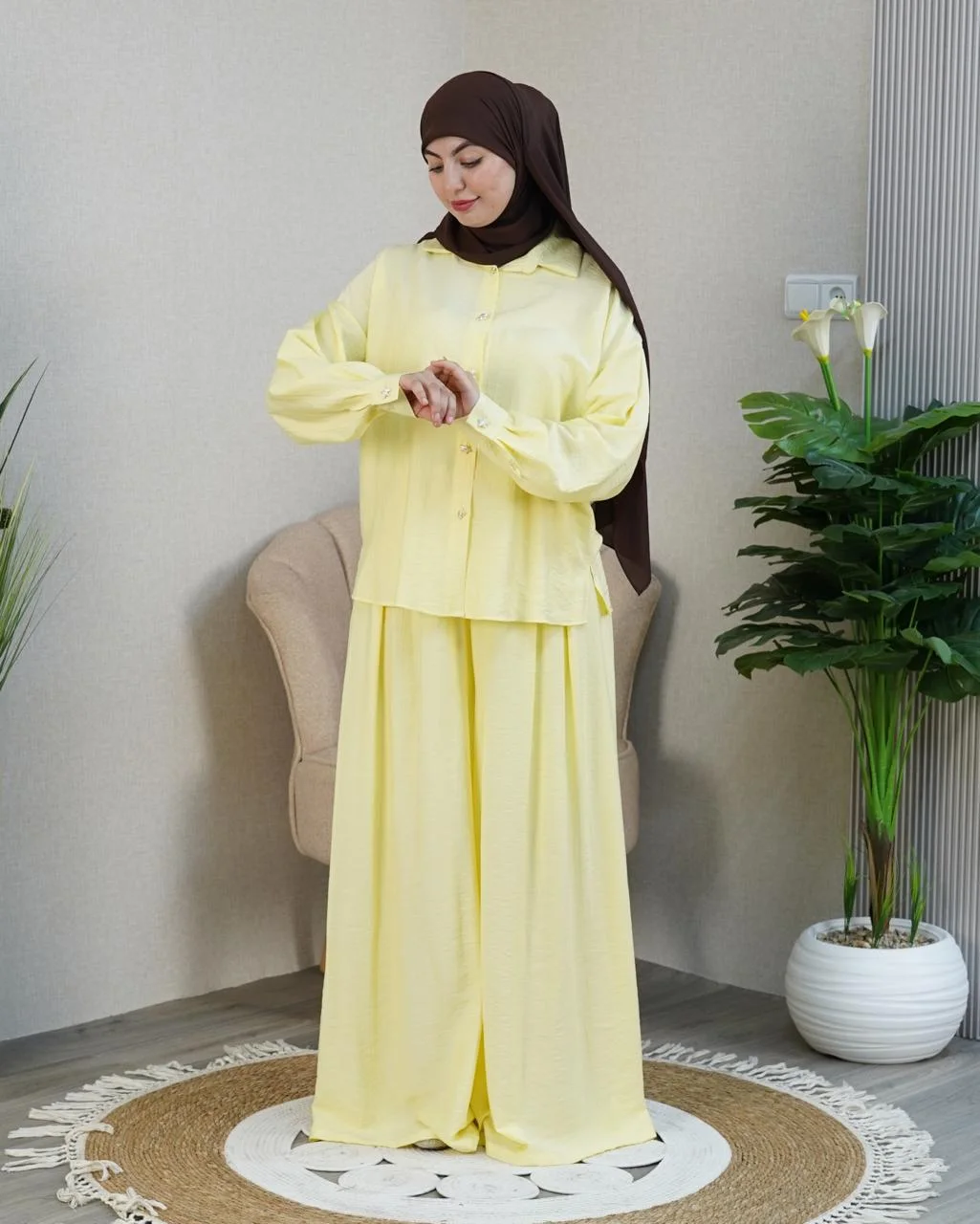 Ensemble Crinkle Crepe