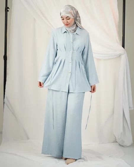 Ensemble Crinkle Linen