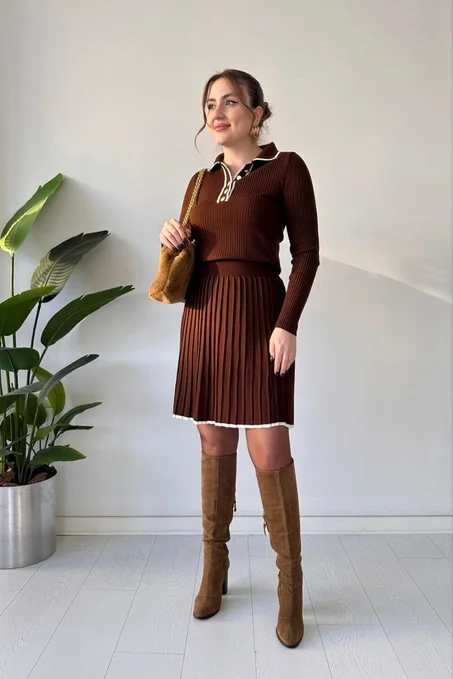 Tricot +jupe référ 2028