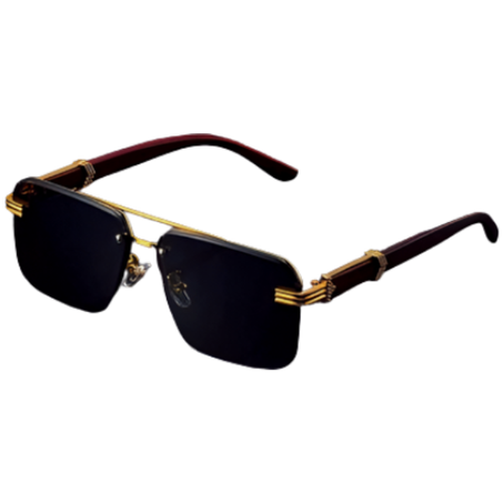 نظارات شمسية أنيقة للرجال والنساء، تتميز بتصميم فاخر يجمع بين الطراز الكلاسيكي ولمسة من الحداثة،مثالية لمن يبحث عن إكسسوار  بين التميز والجودة.