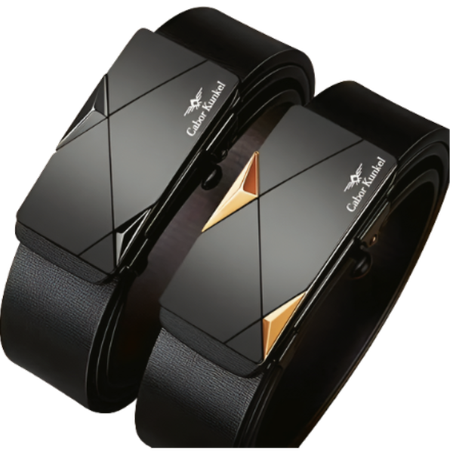 حزام أنيق وعملي لخزانة ملابس أي رجل يهتم بالتفاصيل العصرية، خاصة مع المشبك الذي يجمع بين التكنولوجيا الحديثة