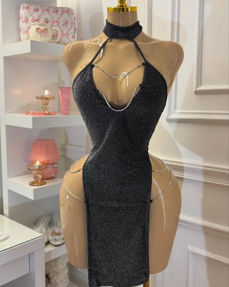 فستان السهرة "Midnight Sparkle" – إطلالة تخطف الأنظار 🔥💎