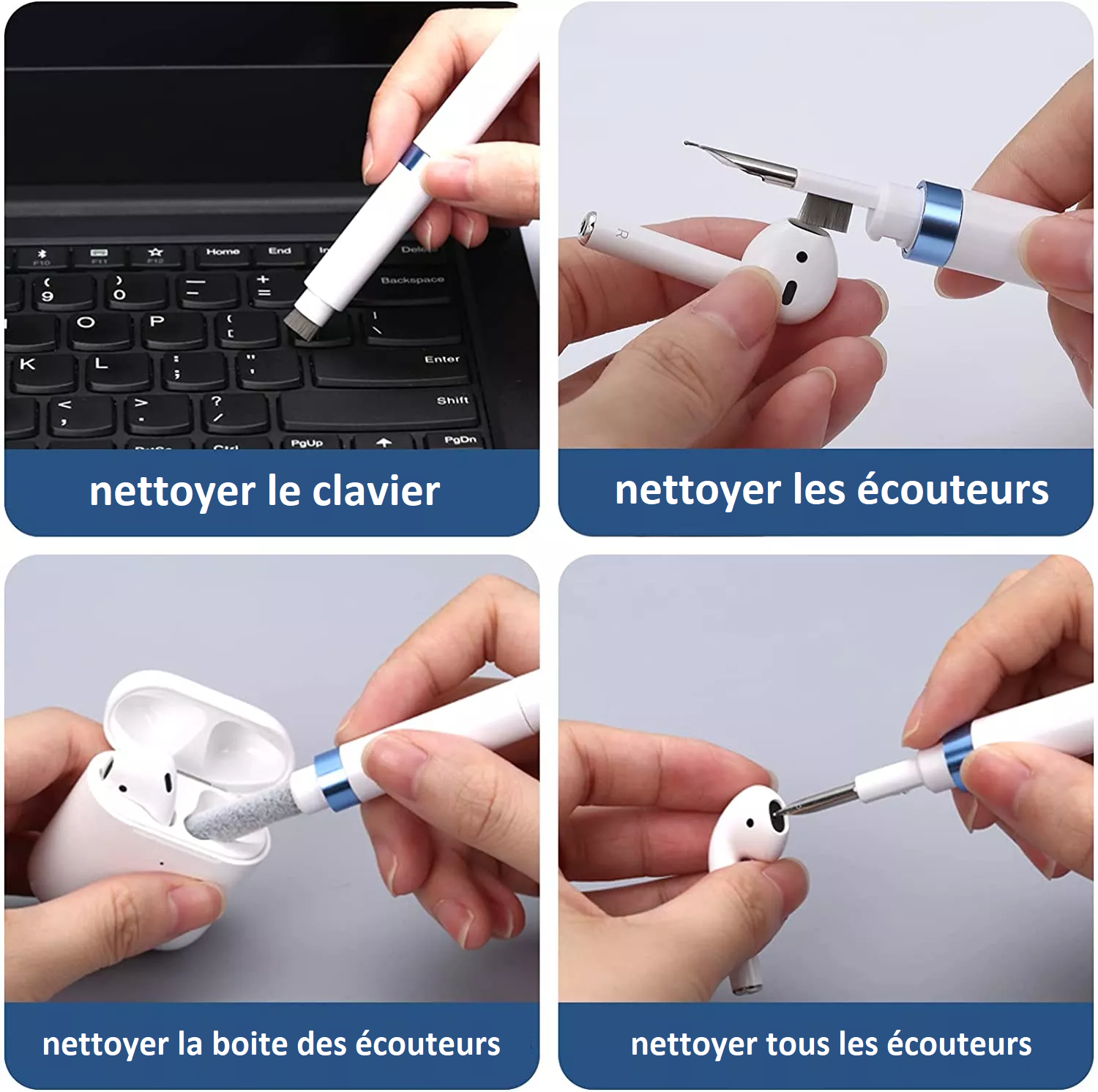 T'nB NEECPHONE kit de nettoyage pour ordinateur Mobile/smartphone  Stylo/chiffon de nettoyage 2 ml
