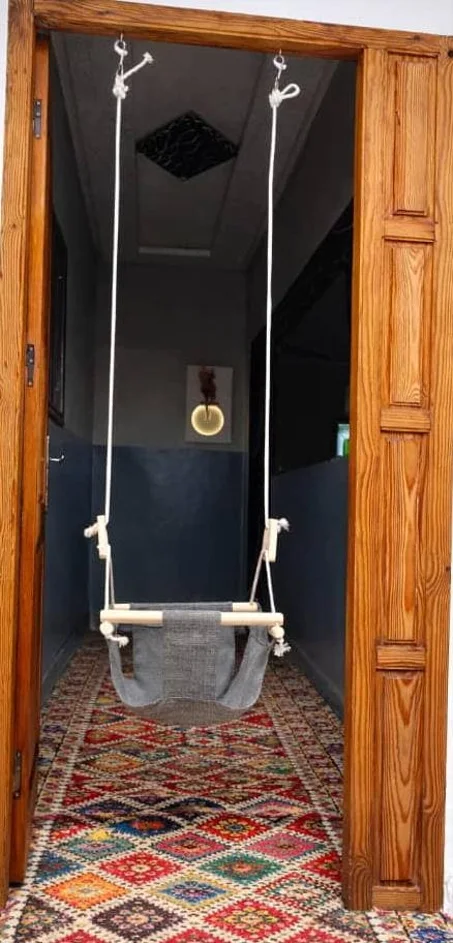 🧸 أرجوحة أطفال مريحة وآمنة 100%