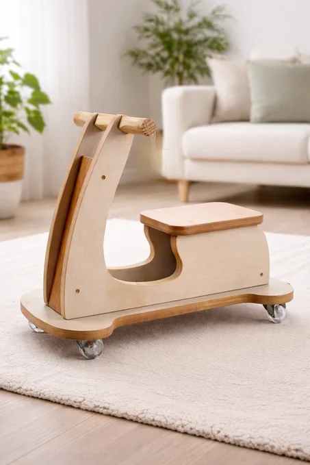 دراجة خشبية للأطفال