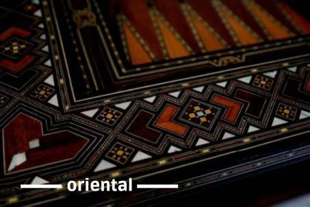 Oriental plates and boxes