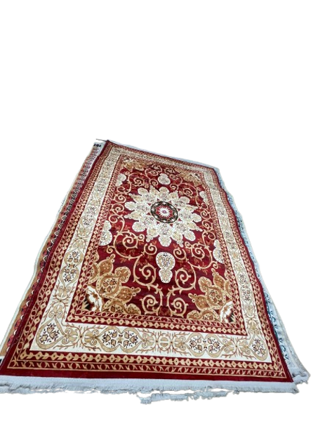 Alfombra clásica árabe con diseño floral – Elegancia y lujo para tu hogar